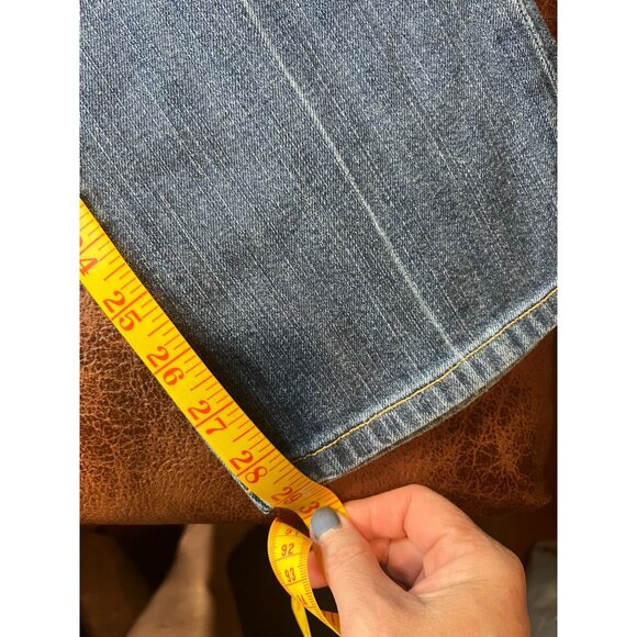 Seven7 Womens Low Rise  Bootcut Jeans Size 32 Light Wash Denim Y2k - Picture 5 of 9